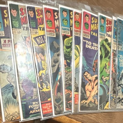 Tales to Astonish Sub-Mariner & The Incredible Hulk Lot of 14 Marvel Comics