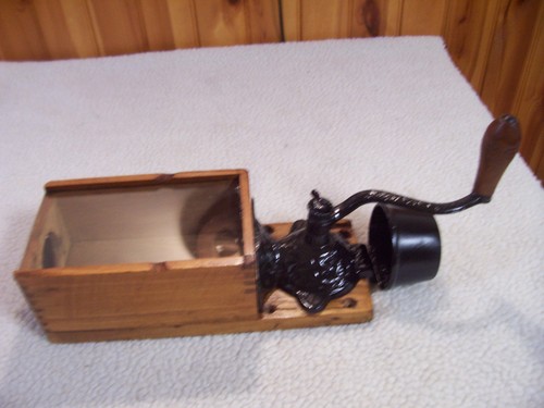 Arcade X-Ray  Wall Mount Coffee Grinder with catch cup/Good condition