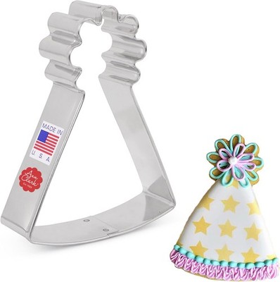Ann Clark Birthday/Party Hat Cookie Cutter, 4'' Made in