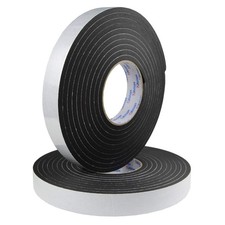 Seal Foam Tape,1/4" Thick-1"-16.5ft 2Rolls, Weather Stripping for Door and Wi...
