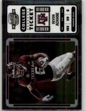 2023 Panini Chronicles Draft Picks Devon Achane Contenders Optic #23 Texas A&M