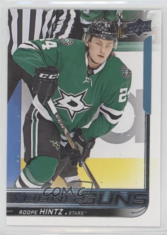 2018-19 Upper Deck Young Guns Roope Hintz #202 Rookie RC 9v2