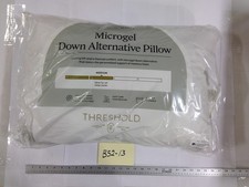 Threshold Microgel Down Alternative Pillow Standard/Queen White Medium Support