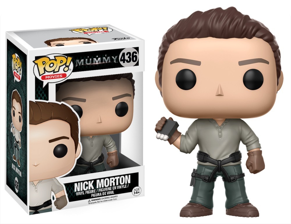 Funko Pop! Movies The Mummy Nick Morton #436 Vinyl Figure