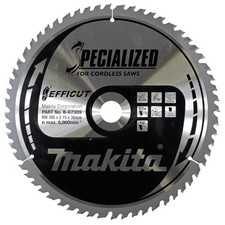 Image of Makita 305mm 60 Tooth Mitre Saw Blade 30mm Bore Wood Clean Cut Efficut B-67309