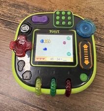 Leap Frog RockIt Twist Handheld Learning Game GREEN - TESTED WORKING