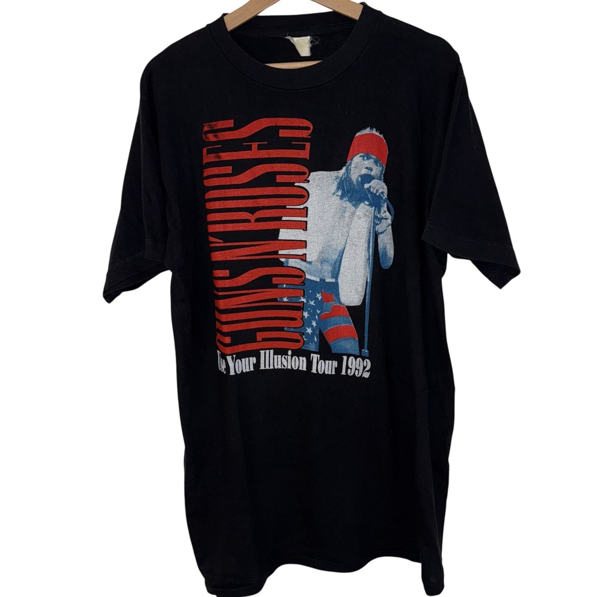 Vintage 90s 1992 Guns N' Roses Use Your Illusion Tour T-Shirt, XL