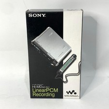 Sony MZ-RH1 Hi-MD Walkman Silver Portable MiniDisc Recorder Brand New Unused