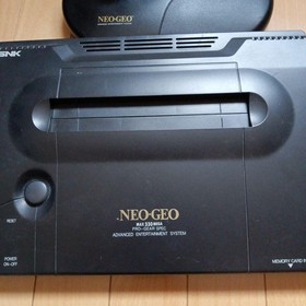 SNK Neo Geo Neogeo AES ROM Console System with Stick Controller Set Tested