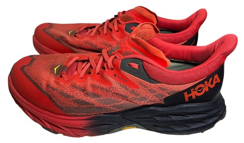 Hoka One One M Speedgoat GTX Men’s 12D Fiest/Thyme 1127912 FTHY Red FT1122K - Picture 2 of 12
