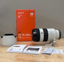 SONY FE 70-200mm F4 Macro G OSS II SEL70200G2 w/ Hood  Box Japan  Near Mint
