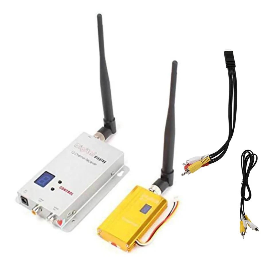 Long-Range Wireless Audio/Video Transmitter-Receiver Surveillance Accessories - Image 4 of 4