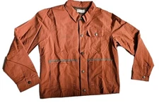 C'est Bon Work Jacket Burnt Orange Zip Up Men's SZ XXL Urban Mod Work Chore Nwt 