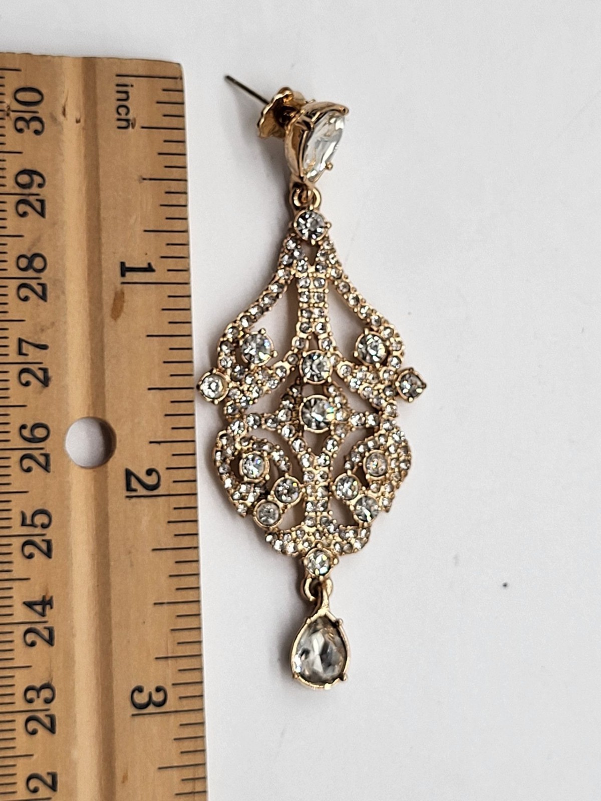 Gemma Layne Openwork Statement Drop Dangle Chande… - image 8