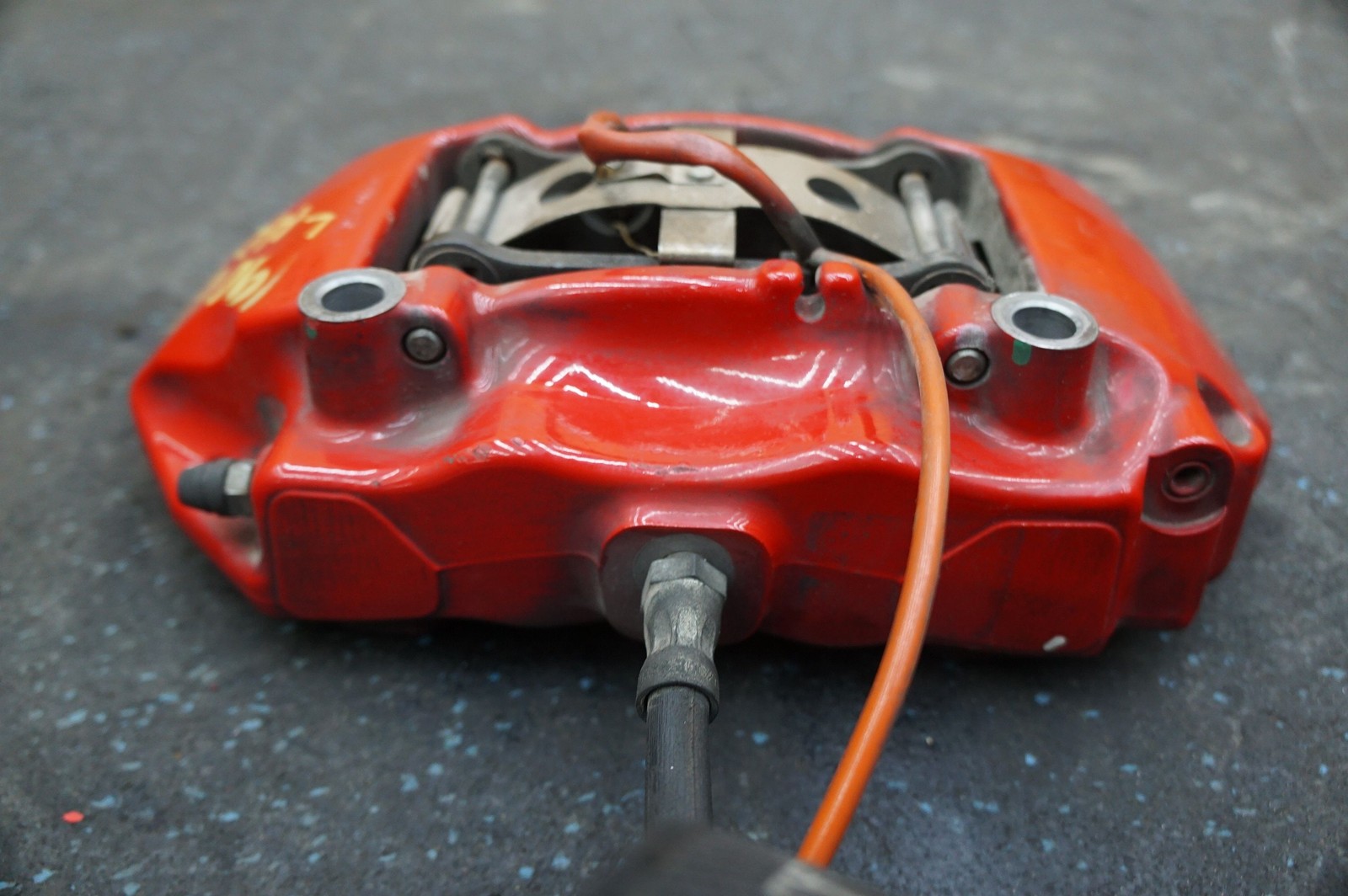 Rear Left Driver Side Brake Caliper Red 294804 OEM Ferrari California 2008-14