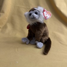 2008 TY BEANIE BABIES 2.0  PLUSH TOY MONKEY JUNGLE