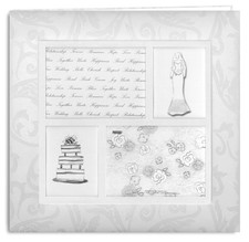 Pioneer 4-Frame Fabric Scrapbook 12"X12"-20 Pages