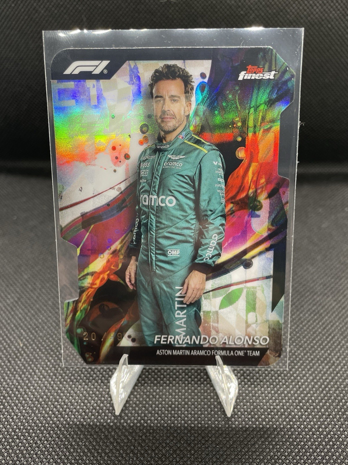 2024 Topps Finest Formula 1 - Common Fernando Alonso #90 Die-Cut Refractor /99