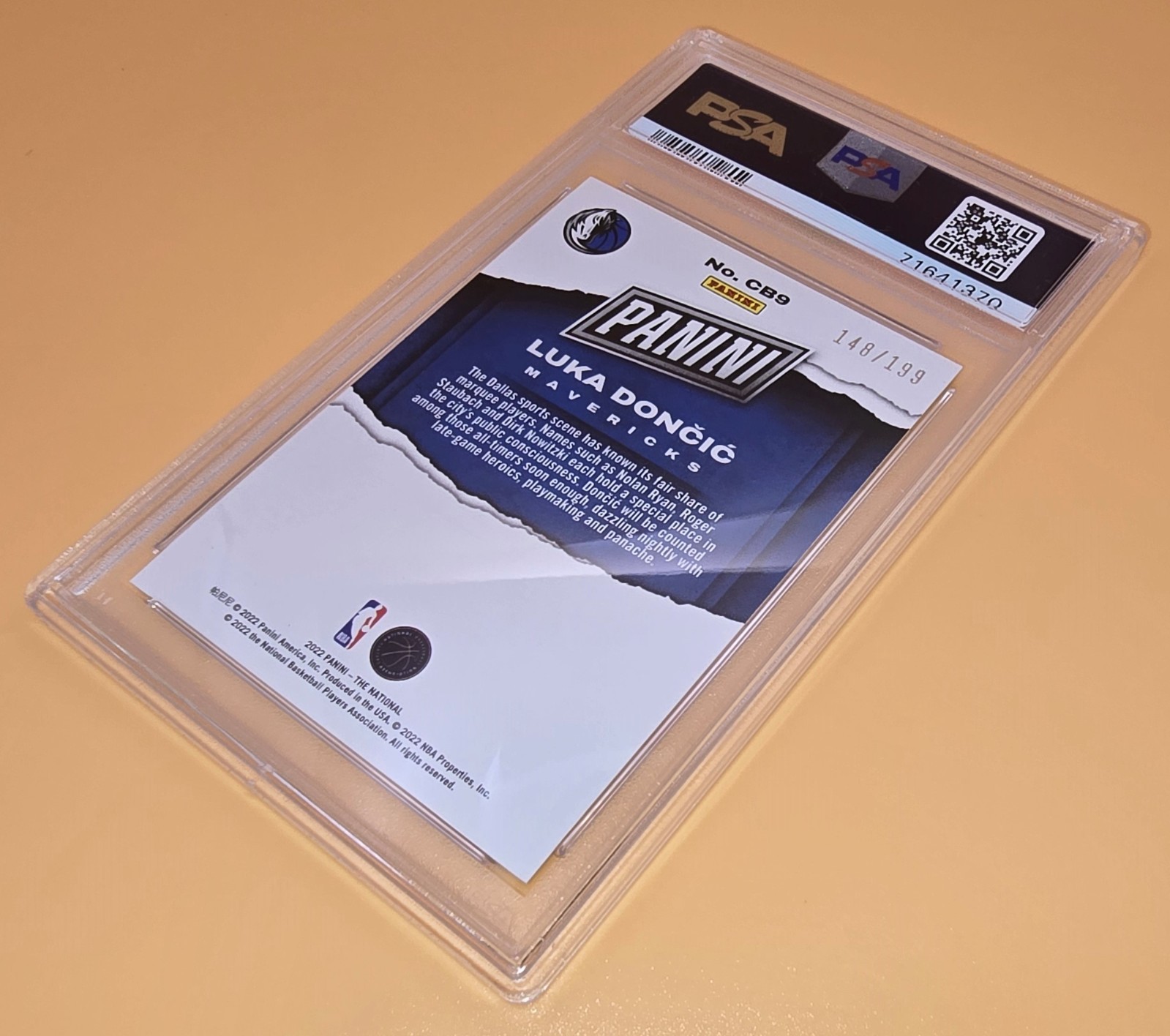 Luka Doncic PSA 10 #'d Low Pop 2022 Panini The National Case Breaker #CB9 Graded view 15