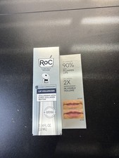 RoC Lip Volumizer Plumper Hyaluronic Acid Pro-Collagen Peptide 0.34 Fl Oz