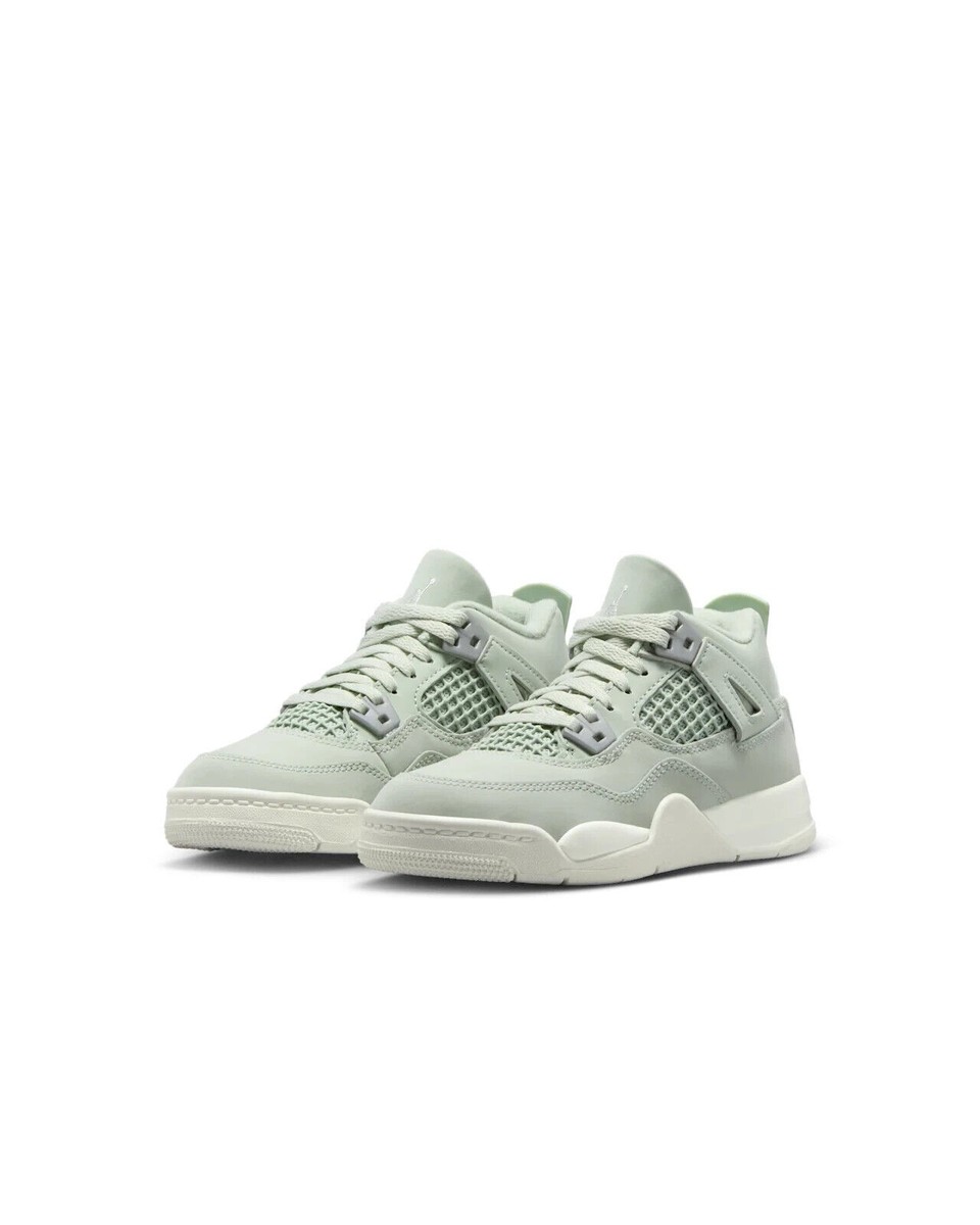 AIR JORDAN 4 RETRO ジュニア 25cm Jordan 4 Girls Seafoam Sail Little Kids HV4385-003 Size 12C