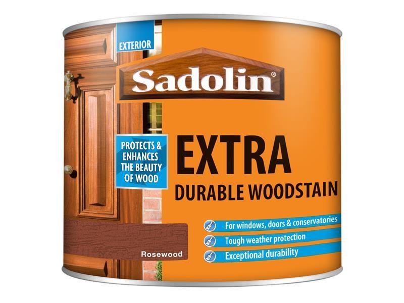 Sadolin Extra Durable Woodstain - Rosewood - 500ml - Image 4