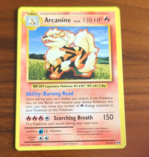 Pokémon TCG Arcanine Rare Regular Card 18/108 Evolutions English 2016 - LP