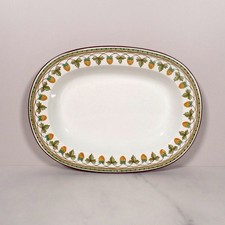 Antique Wedgwood Strawberry Fruit Small Platter, 10 in, Etruria England
