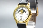Vintage 1999 [Near MINT] Seiko Alba V338-6020 Moon Phase Men's Quartz Watch