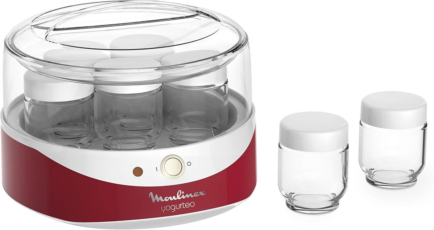 Macchina Yogurt Moulinex YG2295 | Kit 7 Vasetti | Benessere in Famiglia