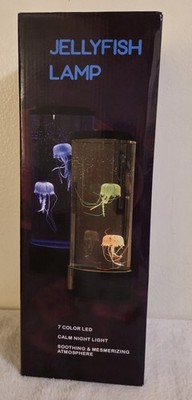 LED Jellyfish Lamp Round with Vibrant 7 Color Changing Light Effects