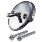Trip Lever Overflow Faceplate in Polished Chrome
