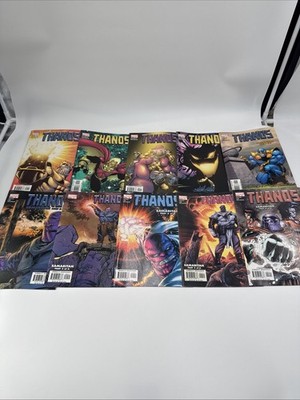 Near Complete Set Of Thanos #1 2 5 6 7 8 9 10 11 12 Marvel Comics (2003-2004)