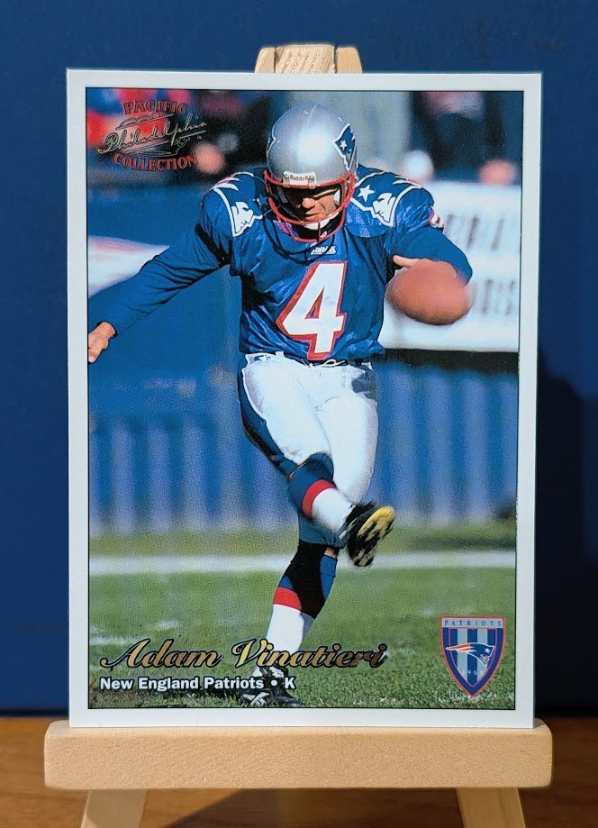1997 Pacific Philadelphia Collection #199 Adam Vinatieri Rookie RC Patriots HOF