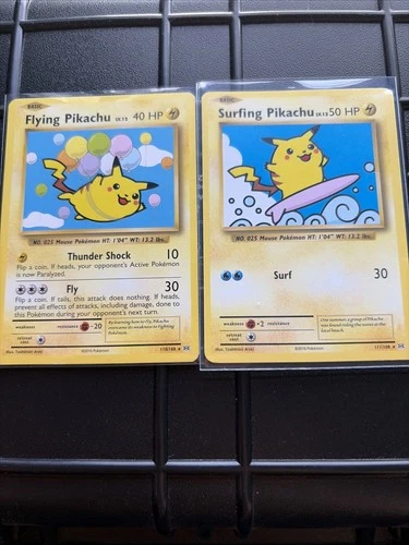 Flying Pikachu Surfing Pikachu 2016 Xy Evolution