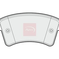 Apec BremsbeläGe Vorne FüR Renault Kangoo Express 2008 (R90) PAD1312