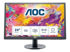 AOC E2460SH 24" Full HD 1080p TN LED Monitor - HDMI VGA DVI
