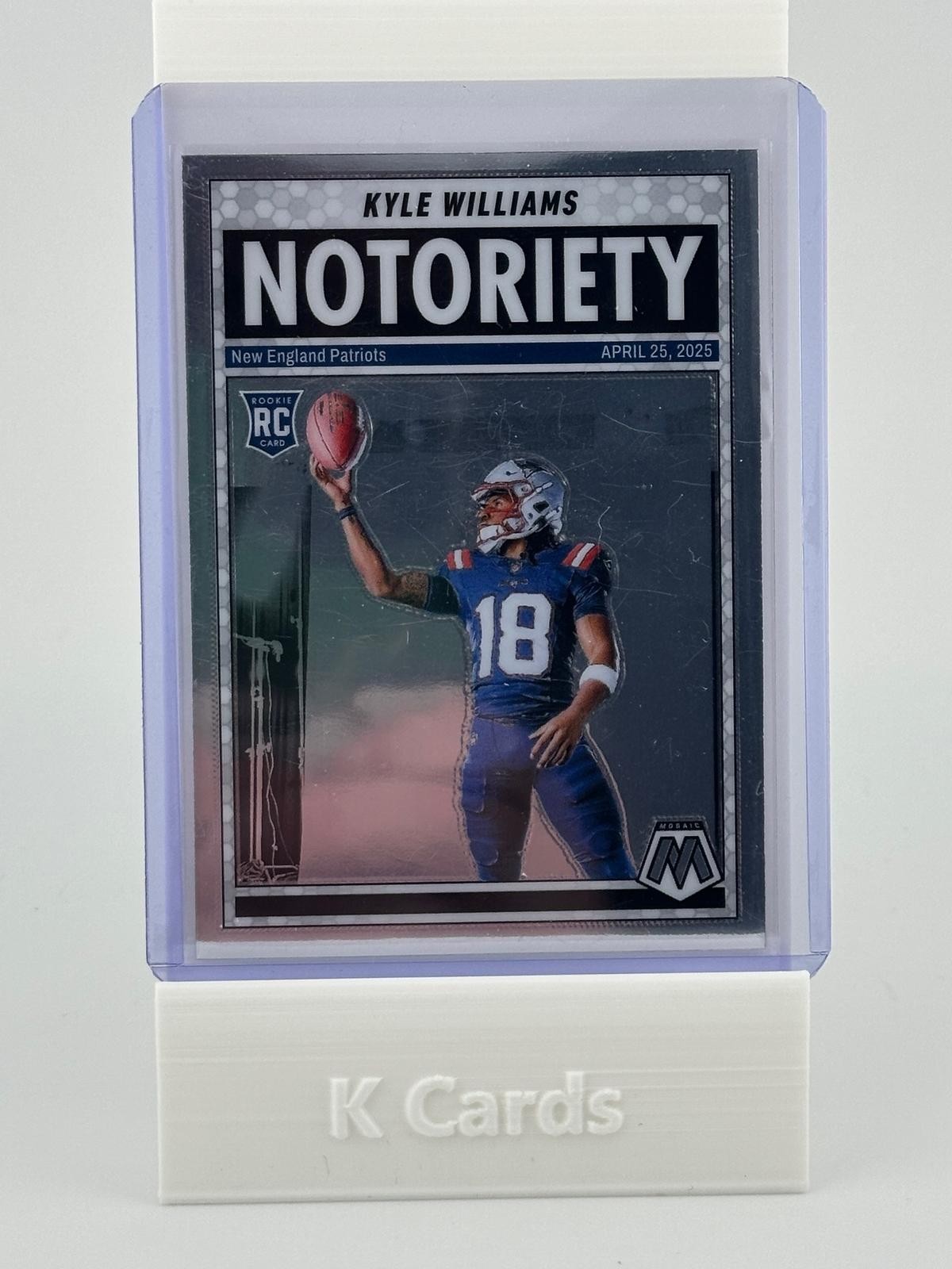 2025 Panini Mosaic #23 Kyle Williams Notoriety RC
