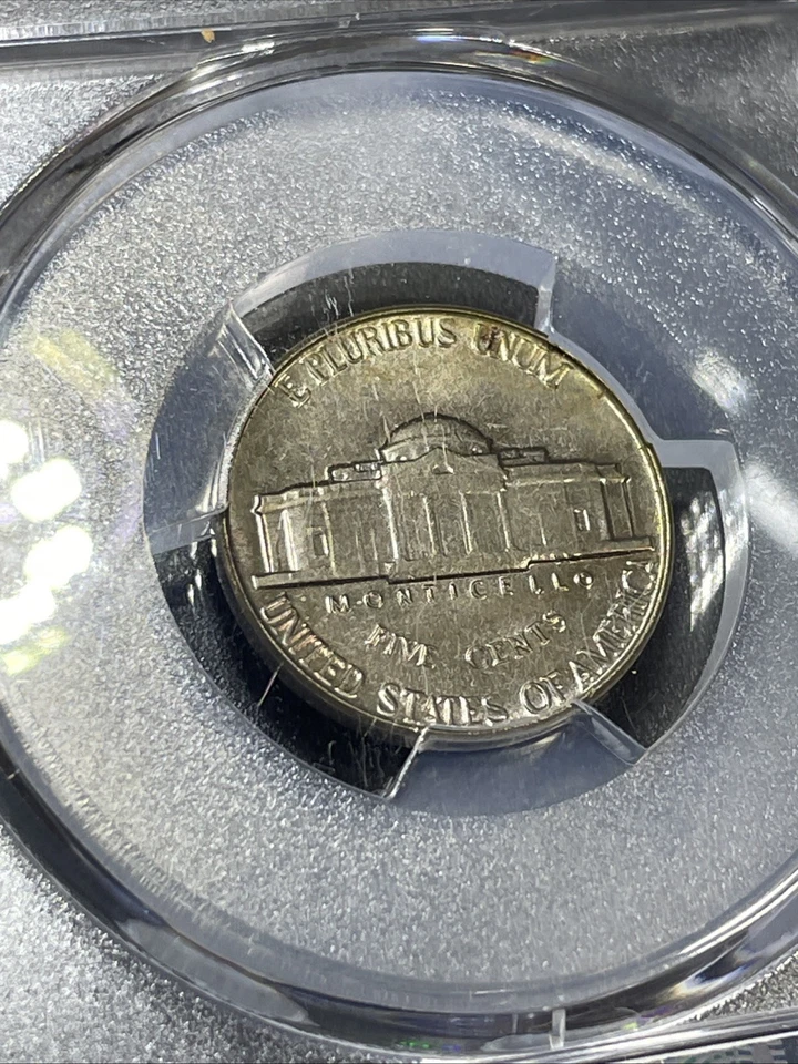 Lot Of 1955 Jefferson Nickel PCGS MS65 A Penny NGC 64 RD a 1988 Penny Uncir. - Image 2 of 4