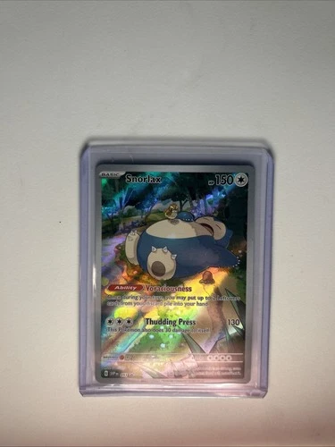 Pokémon TCG Snorlax 151 Scarlet Violet Promo Card LP To NM!