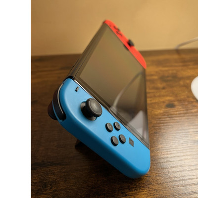 Nintendo Switch OLED Blau-Rot Joy-Con, Zubehör, Super Mario Bros. U Deluxe