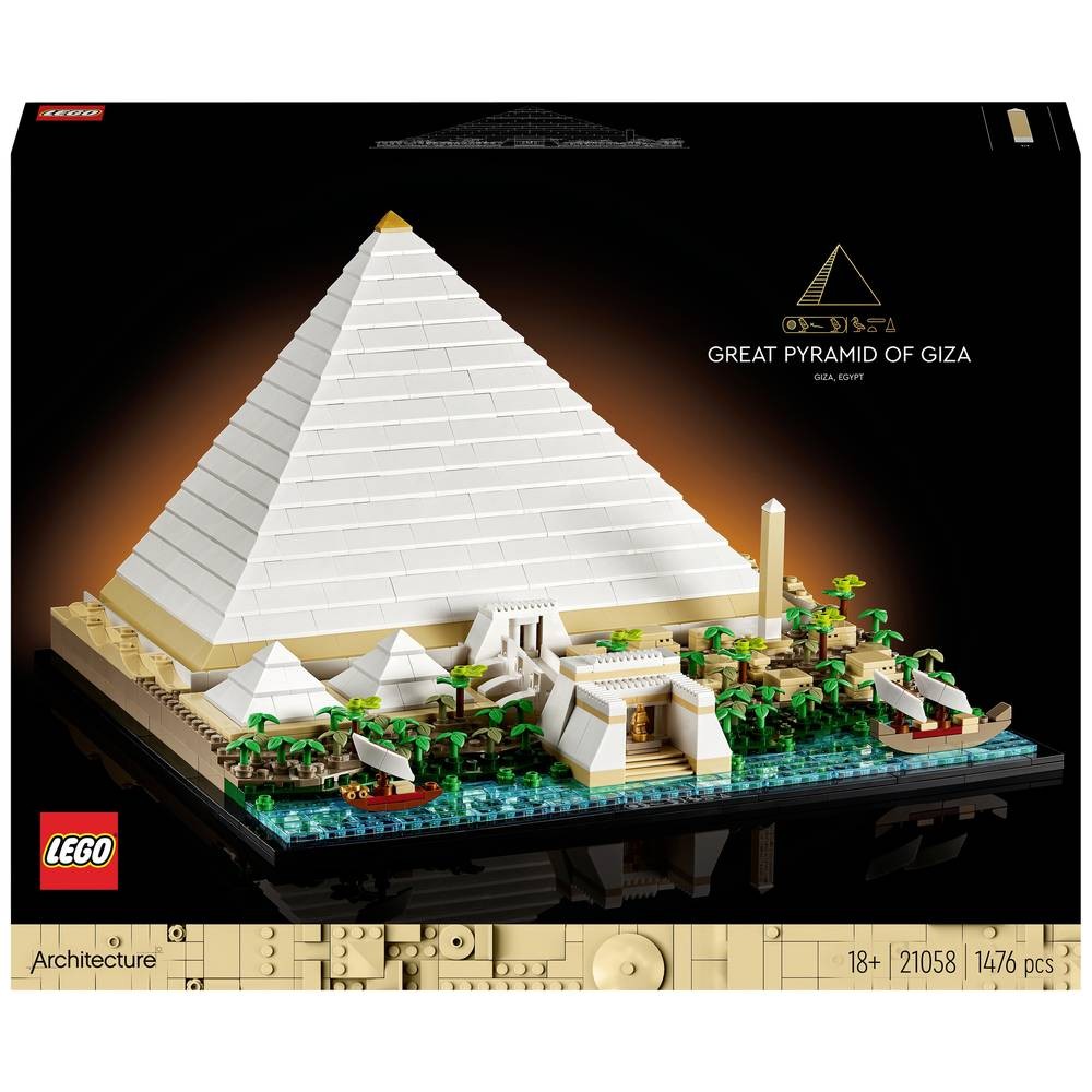 LEGO Architecture 21058 La Grande Pyramide de Khéops maquette de collection