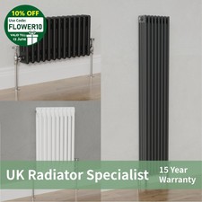 2 3 4 Column Traditional Cast Iron Style Horizontal Vertical Radiator Towel Rail