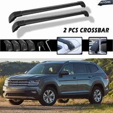 2PCS Crossbar Fits For Volkswagen Atlas 2018-2024 Roof Rack Cargo Lockable