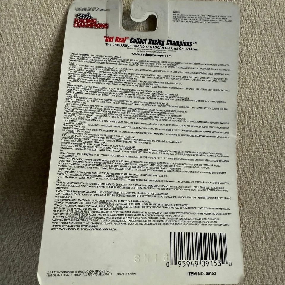 1997 Bill Elliott #94 McDonald's Ford Thunderbird масштаб 1:144 литая - Изображение 3 из 3