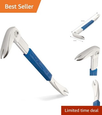 Professional 9 Inch Nail Puller with High Leverage Design and Sturdy Handle