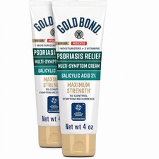 Psoriasis Relief Cream - 4 oz, Multi-Symptom Treatment for Itchy  Scaling Skin