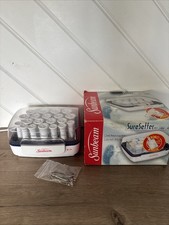 Sunbeam SureSetter Hot Rollers 20 Hair Curlers With Box SBPC70 19 Clips Tested