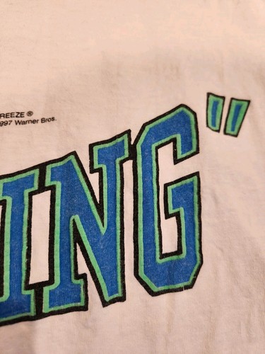 Tweety Bird Looney Tunes Shirt XL I'm Not Wistening 1997 FREEZE Warner Bros 90's - Picture 8 of 24