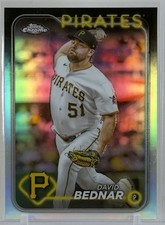 David Bednar 2024 Topps Chrome #60 Refractor Pittsburgh Pirates MLB